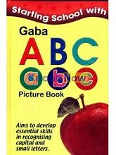Gaba ABC Picture Book Capital and small alphabets