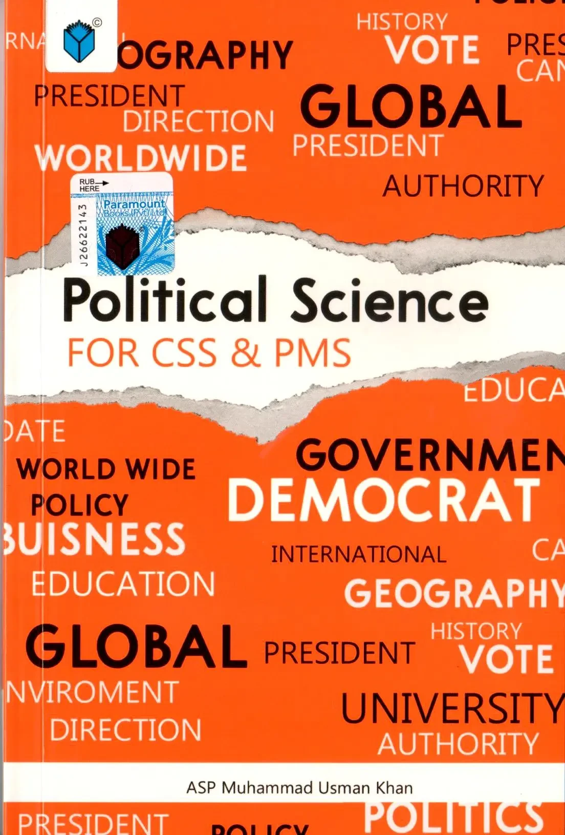 POLITICAL SCIENCE FOR CSS & PMS 0ED 2023