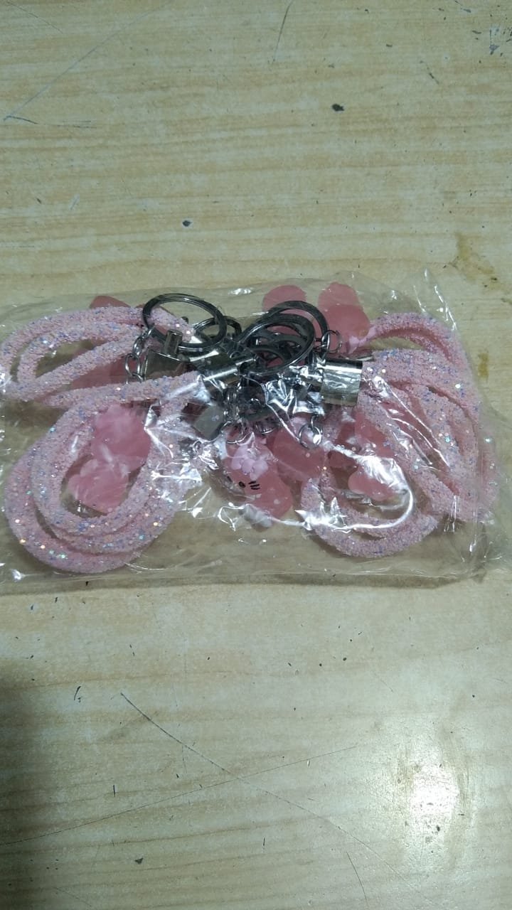 Beautiful Baby pink key chain