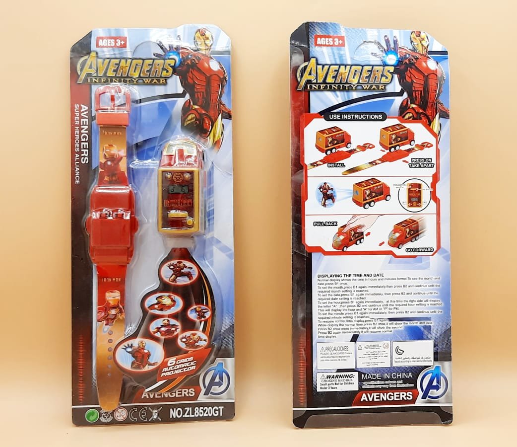 Avengers digital watch for 3+ year children