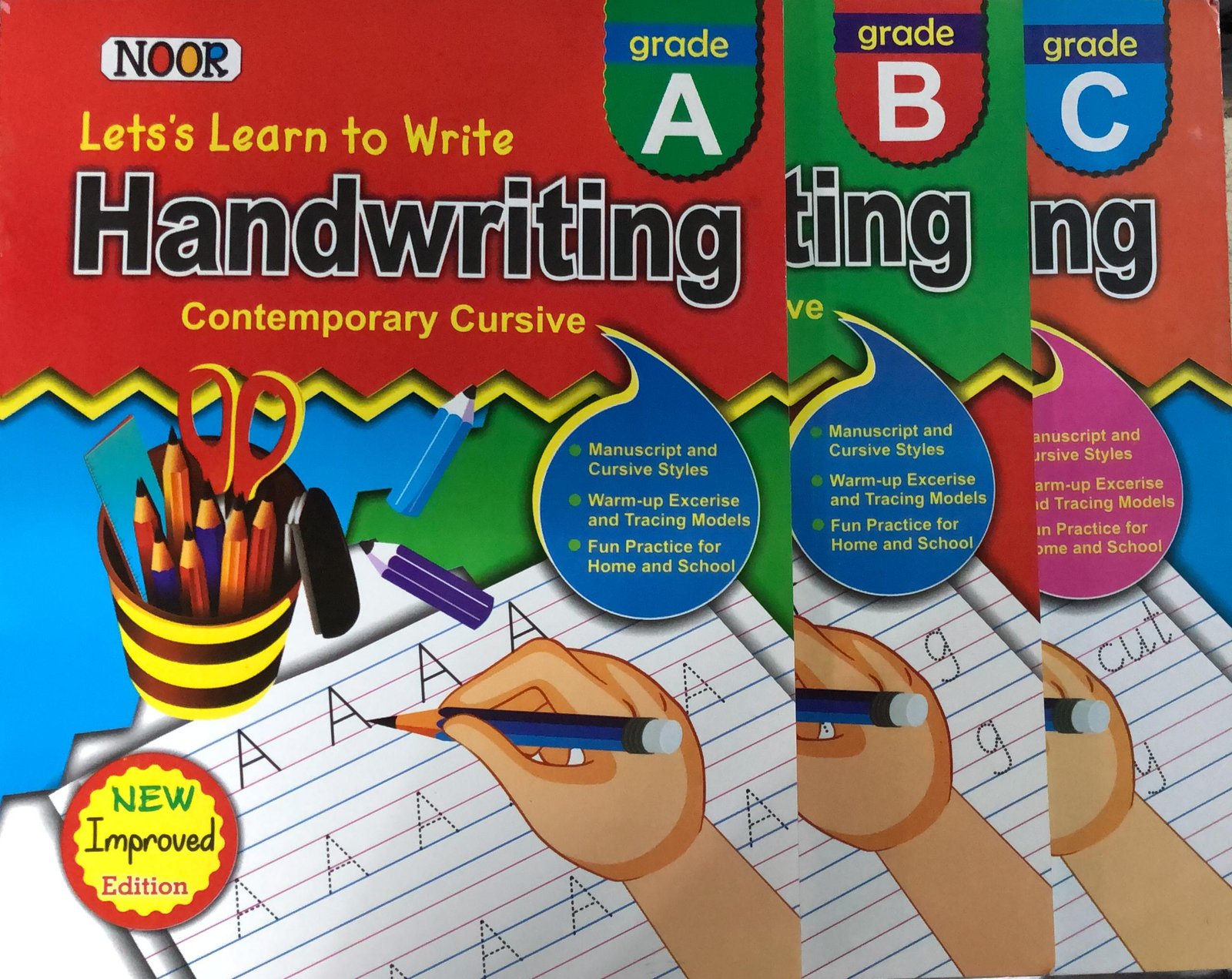 Math Handwritting and learn book Grade 1to5