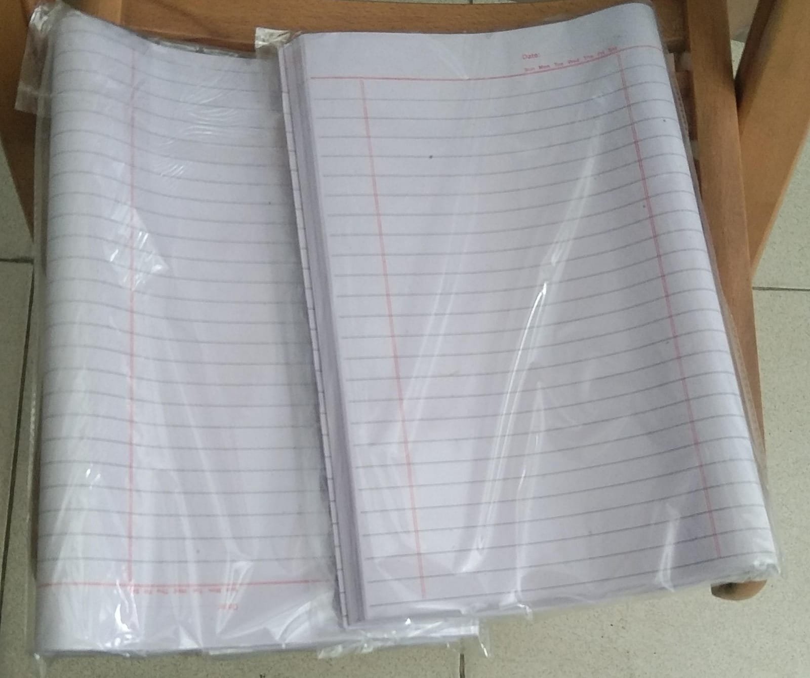 1 kg single line paper sheets