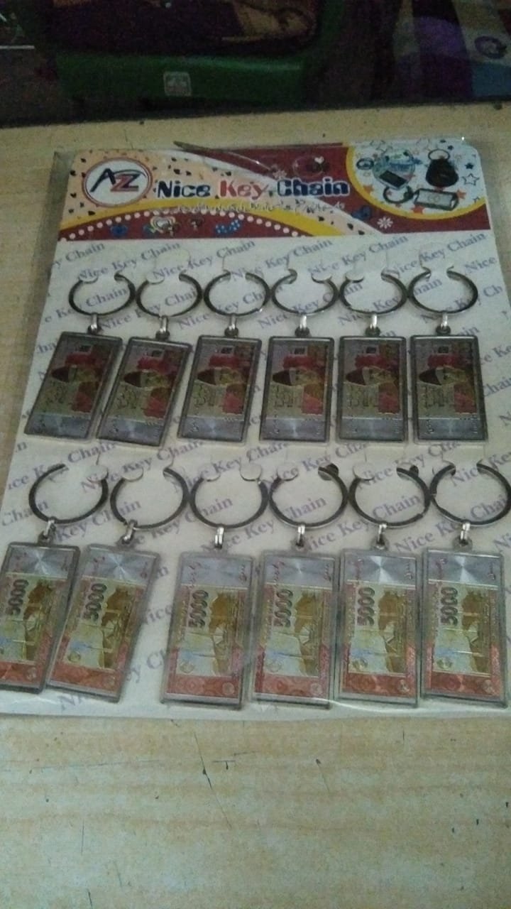 Currency keychain