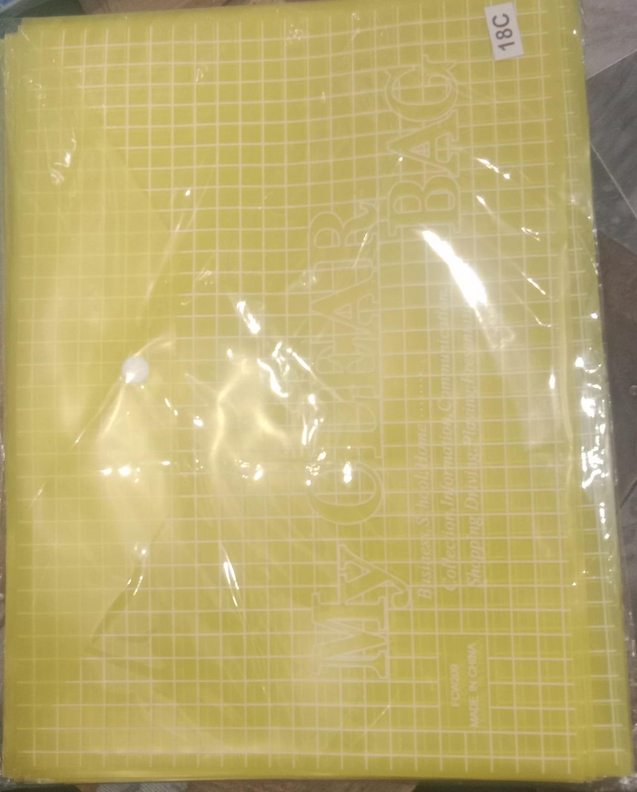 My Clear Bag Files 18 C