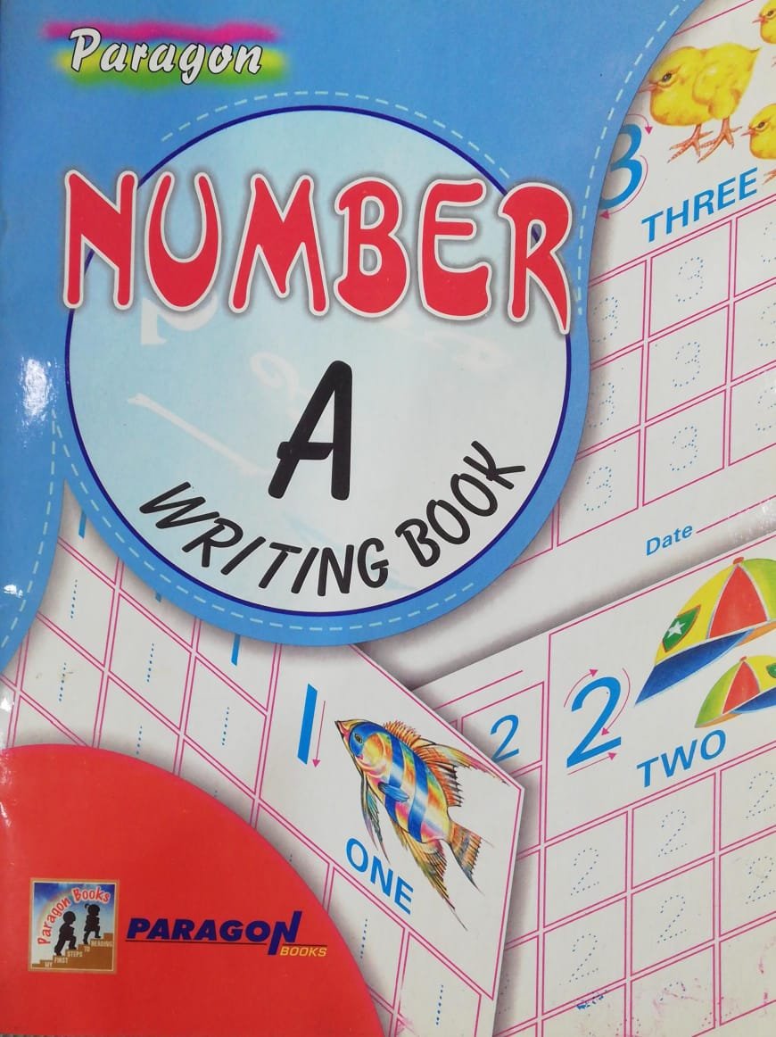 Paragon Number AWriting book 123