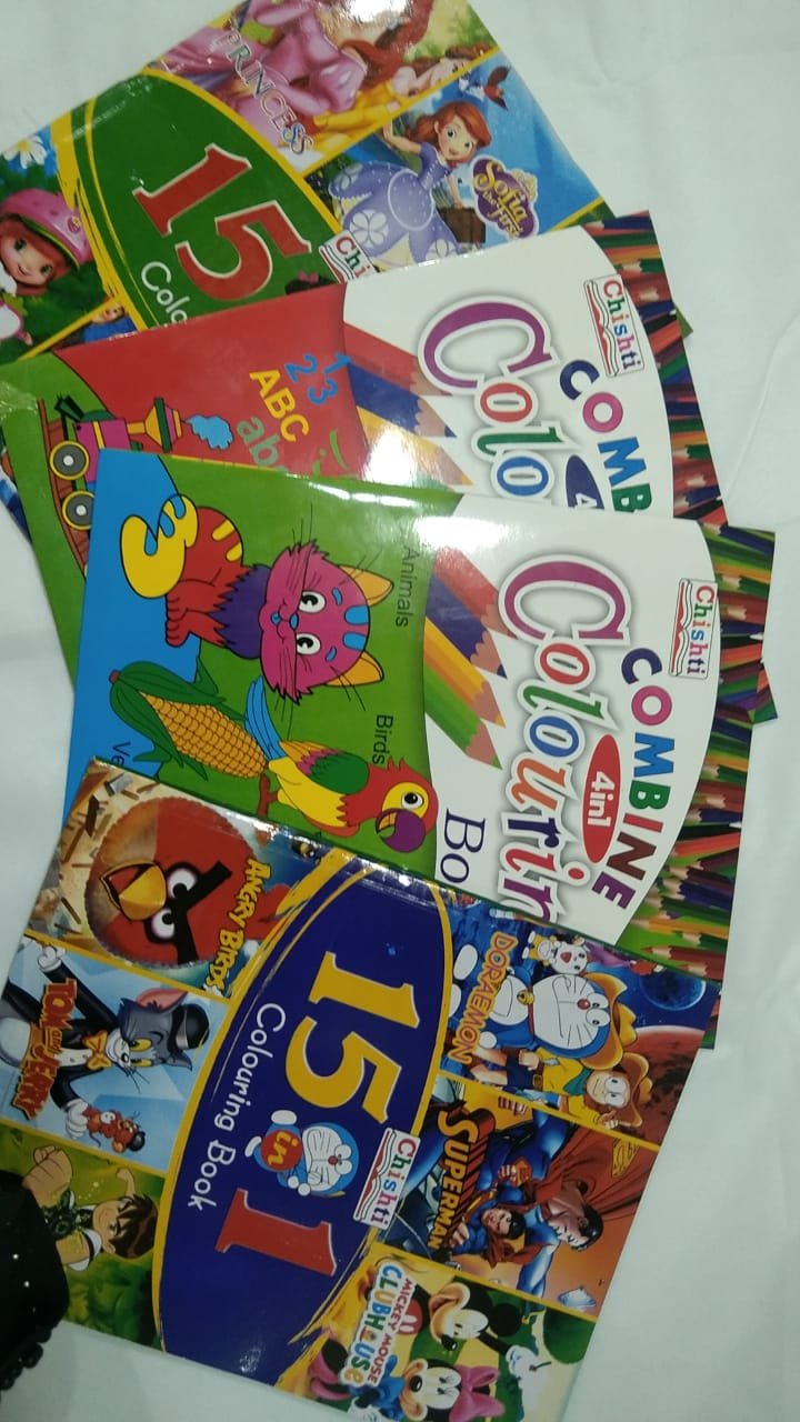 Combine Colouring Kids Books