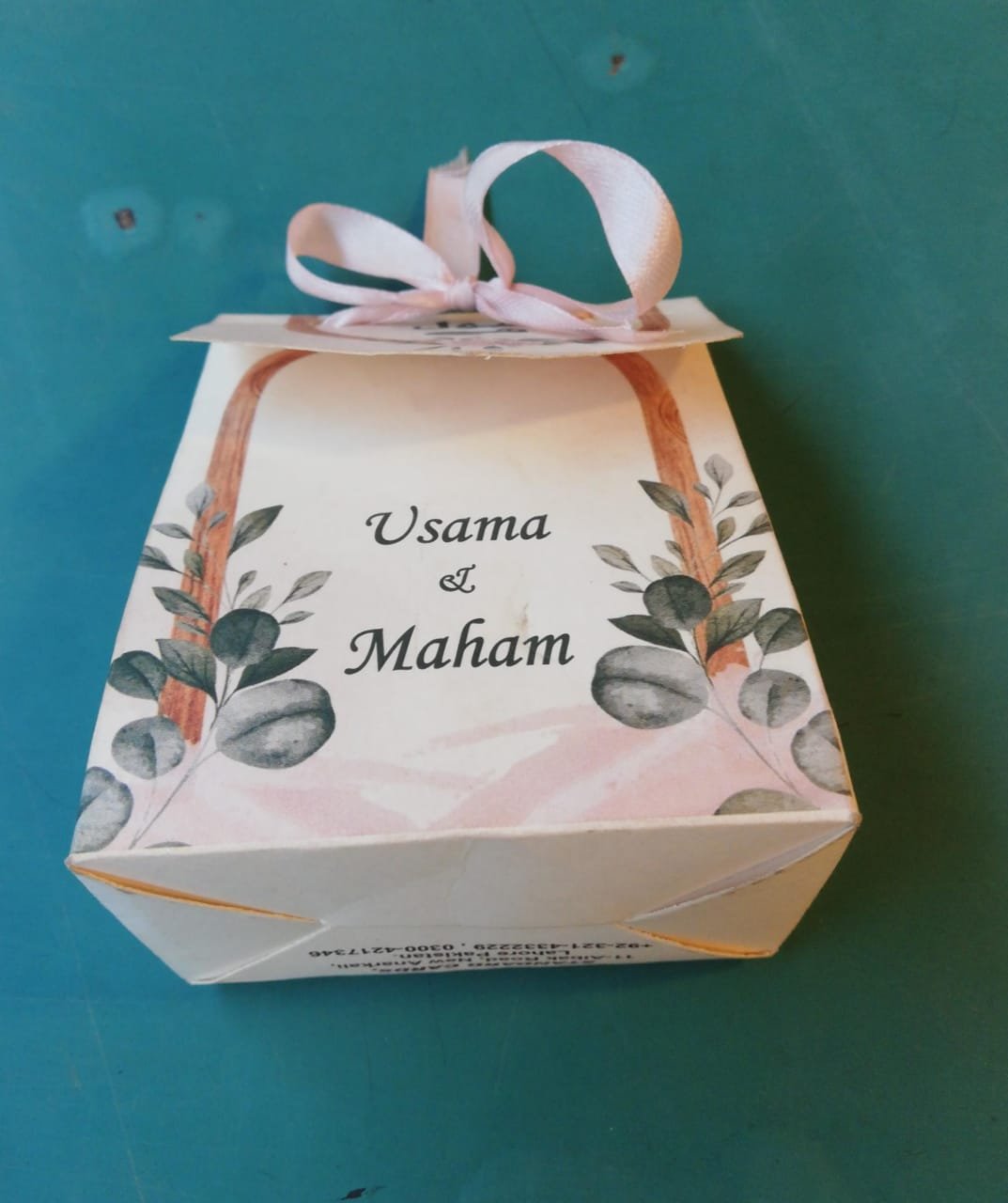 BIDH BOX Nikkah bidh box Beautiful customize name  