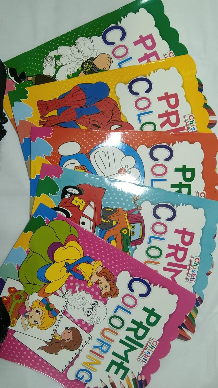  Prime Colouring Kids Books