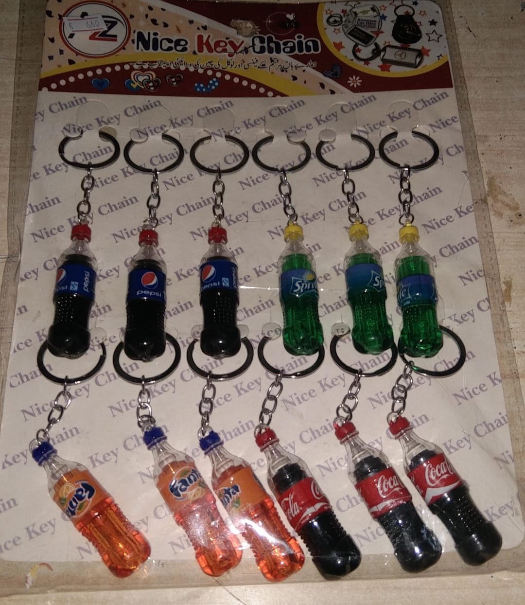 Bottle key chain