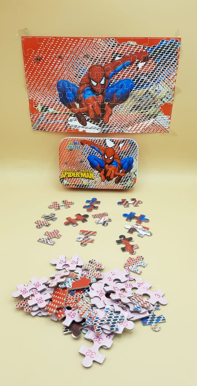 Spiderman puzzle Learning activity for kids, 